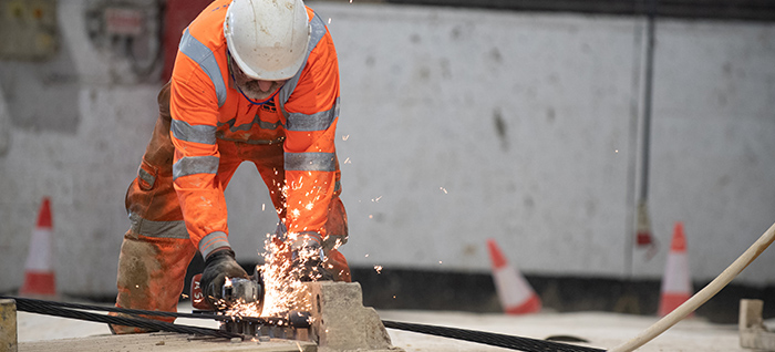 Engineer working in Building Materials