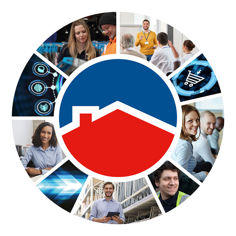 Diagram representing careers in the Building Materials sector