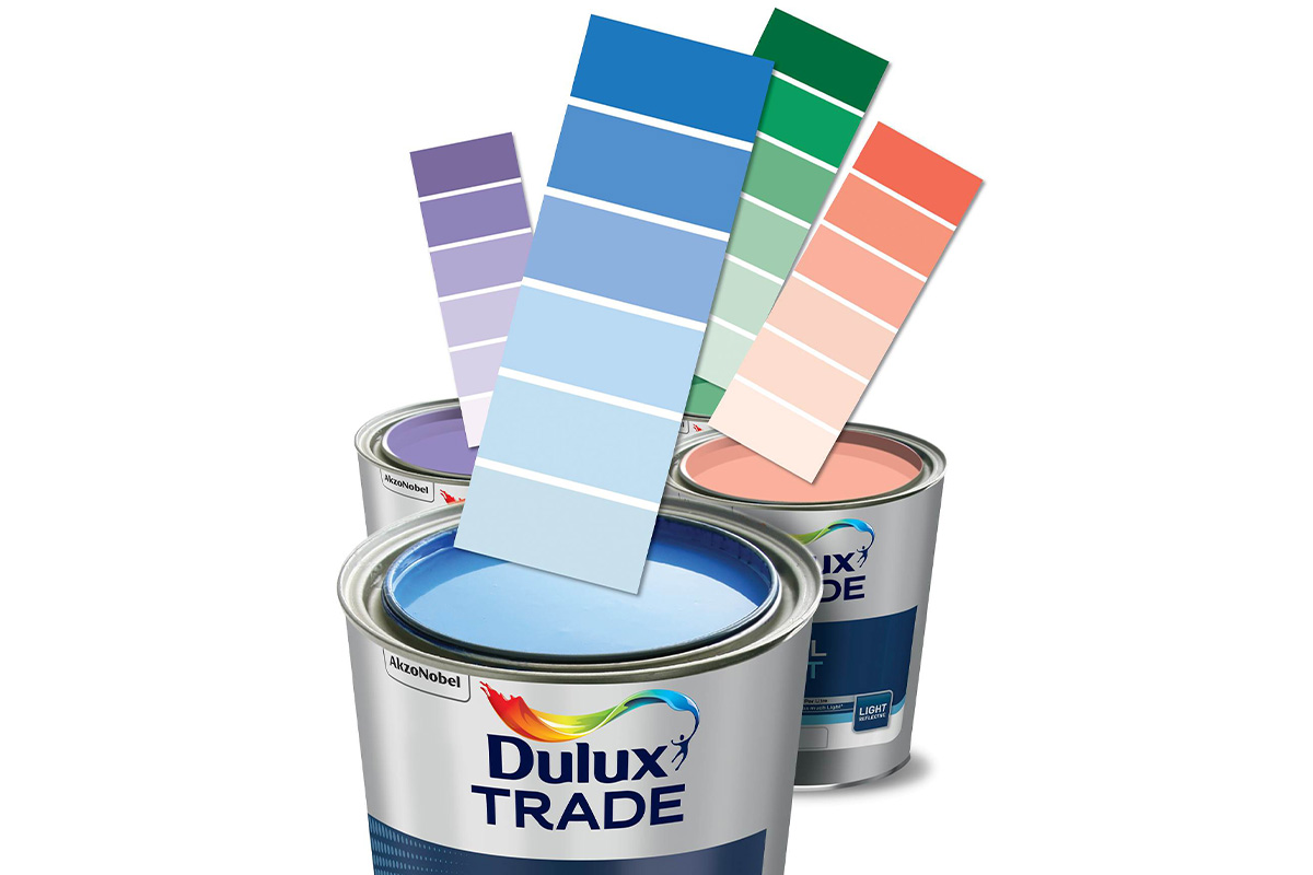 Dulux colour swatches