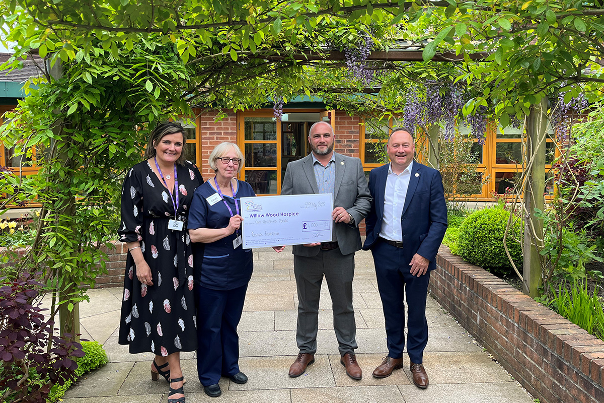 Resapol Foundation Cheque Presentation Willow Wood Hospice 2023