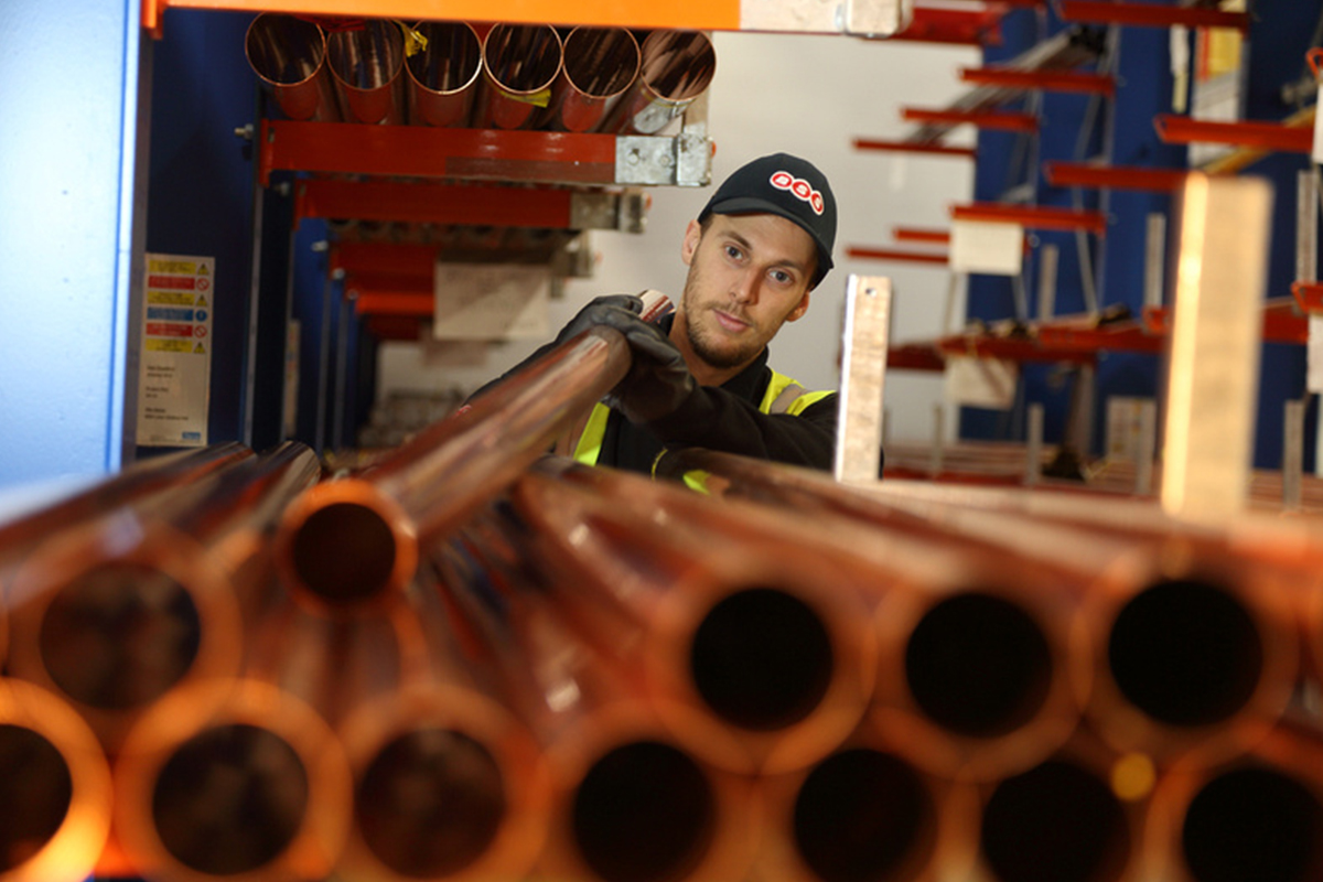 Man in a factory